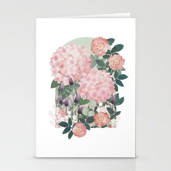 Summer Garden Window Stationery Card Gallery Image 2