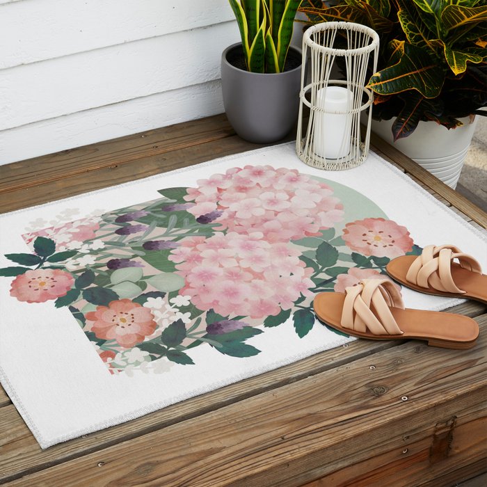 Summer Garden Window Outdoor Rug Gallery Image 2