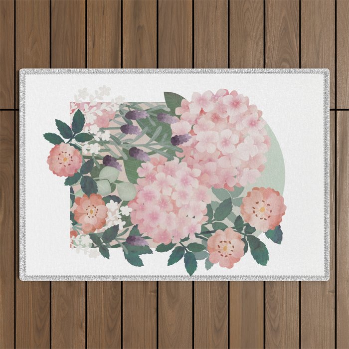 Summer Garden Window Outdoor Rug Gallery Image 1