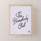 homebody club Mini Art Print Gallery Image 1