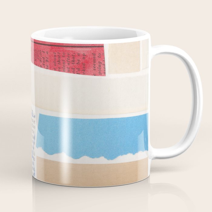 Abstract Mixed Media Collage #3 Coffee Mug Gallery Image 1
