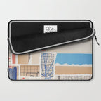 Abstract Mixed Media Collage #3 Laptop Sleeve Gallery Image 2
