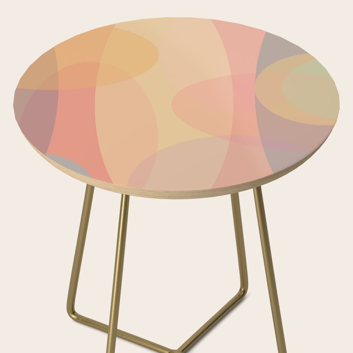 Pastel Abstract Side Table Gallery Image 2