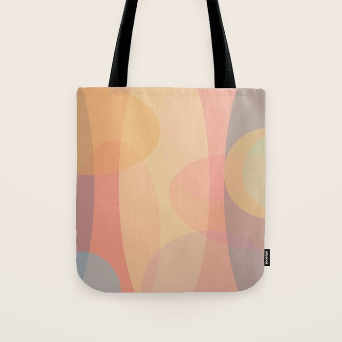 Pastel Abstract Tote Bag Gallery Image 1