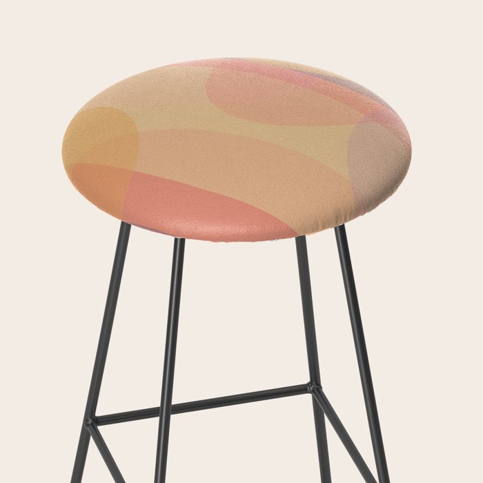 Pastel Abstract Stool Gallery Image 2