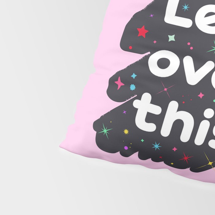 Let Me Overthink This - humorous typography Pillow Sham Gallery Image 4