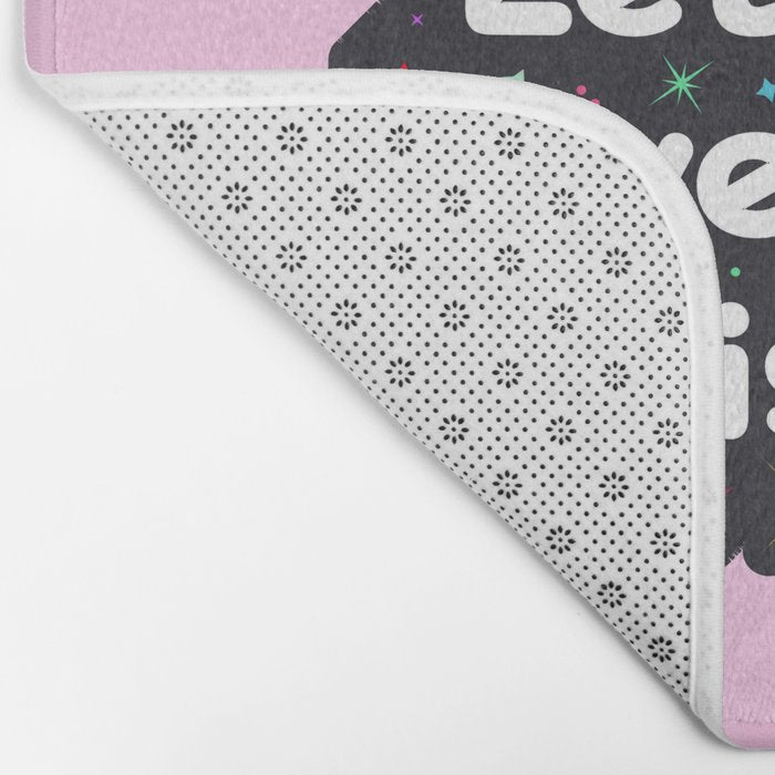 Let Me Overthink This - humorous typography Bath Mat Gallery Image 2