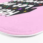 Let Me Overthink This - humorous typography Bath Mat Gallery Image 3