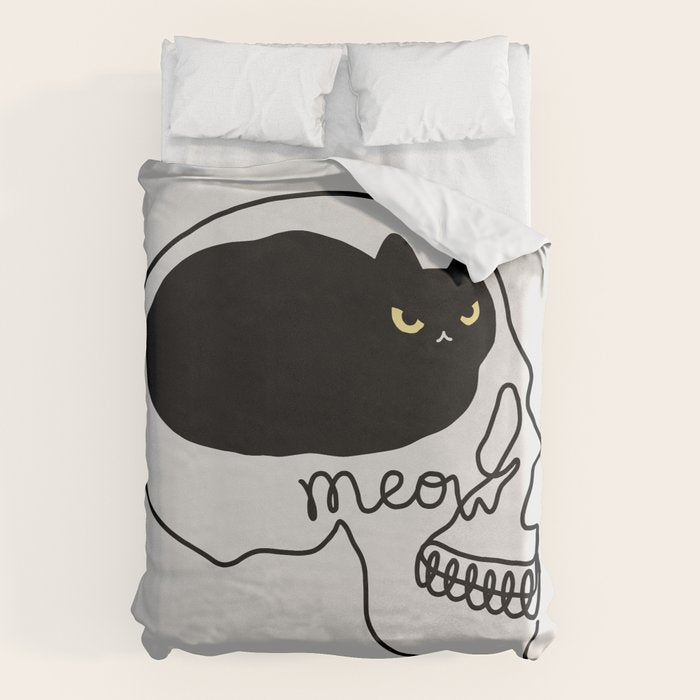 Cat Landscape 67: Cat People Duvet Cover Gallery Image 6