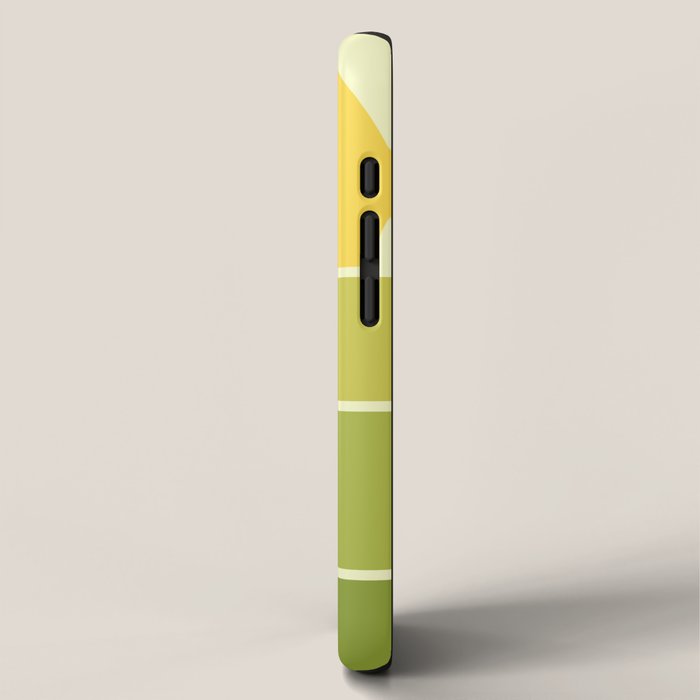 Retro Geometric Sun Set Design 432 iPhone Case Gallery Image 2