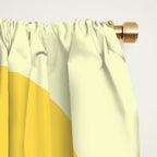 Retro Geometric Sun Set Design 432 Window Curtain Gallery Image 2