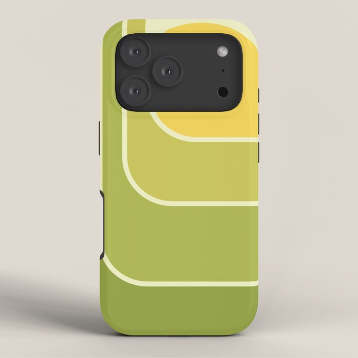 Retro Geometric Sun Set Design 432 iPhone Case Gallery Image 3
