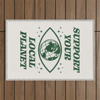 Support your Local Planet Outdoor Rug Gallery Image 1