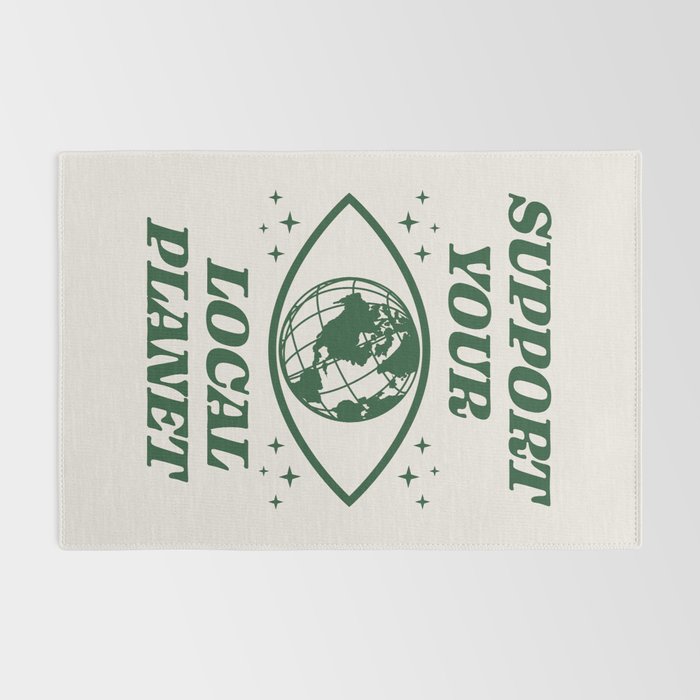 Support your Local Planet Rug Gallery Image 2