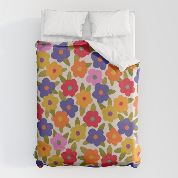 Tiny Flower Pattern #1 Duvet Cover Gallery Image 1