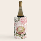 Vintage & Shabby Chic - Antique Pink Peony Flowers Garden Wine Chiller Gallery Image 2
