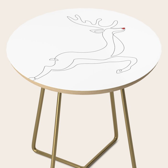 Red Nose Reindeer Side Table Gallery Image 2