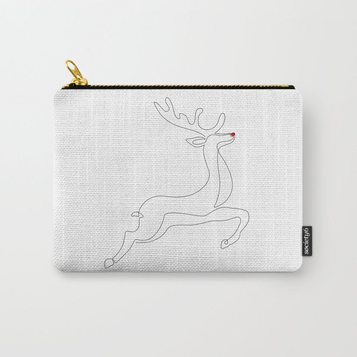 Red Nose Reindeer Carry All Pouch Gallery Image 1