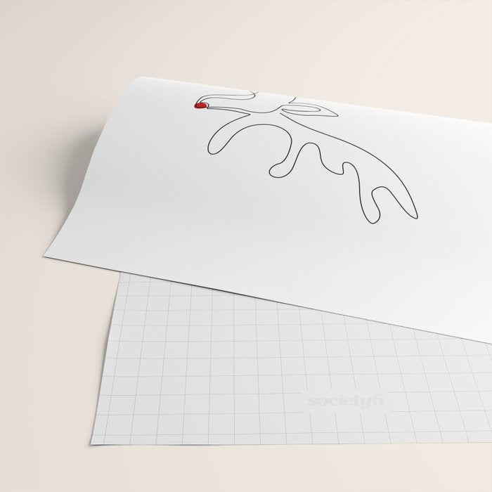 Red Nose Reindeer Wrapping Paper Gallery Image 2