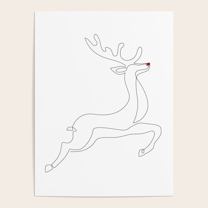 Red Nose Reindeer Poster Gallery Image 4