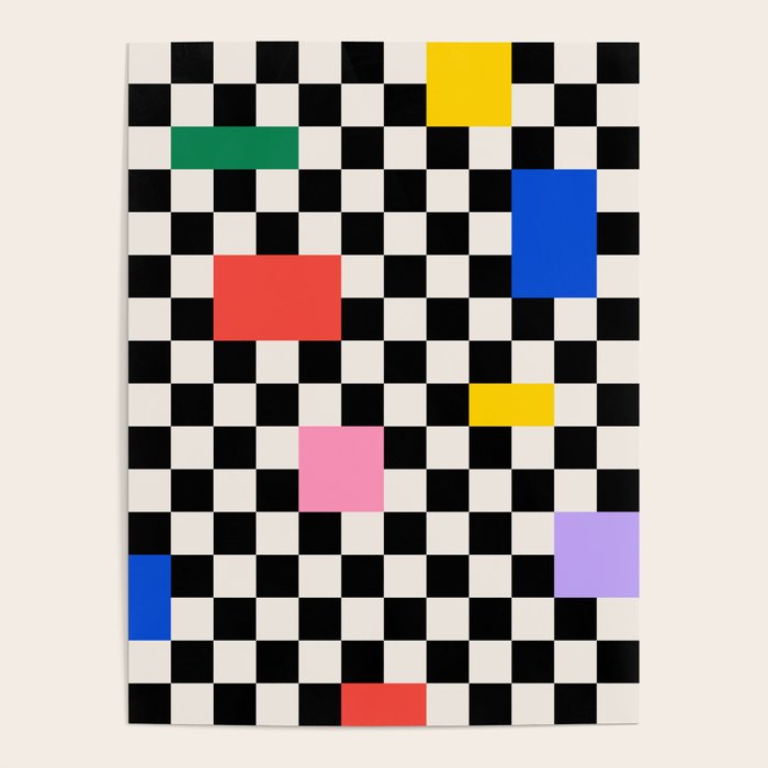 Patchwork: Bauhaus Check Edition Poster Gallery Image 4