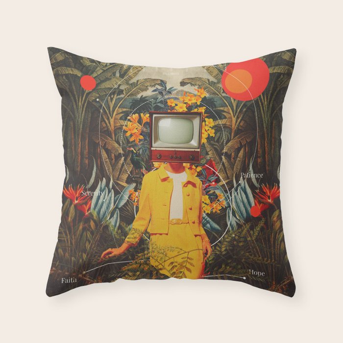 She Came from the Wilderness Throw Pillow Gallery Image 6