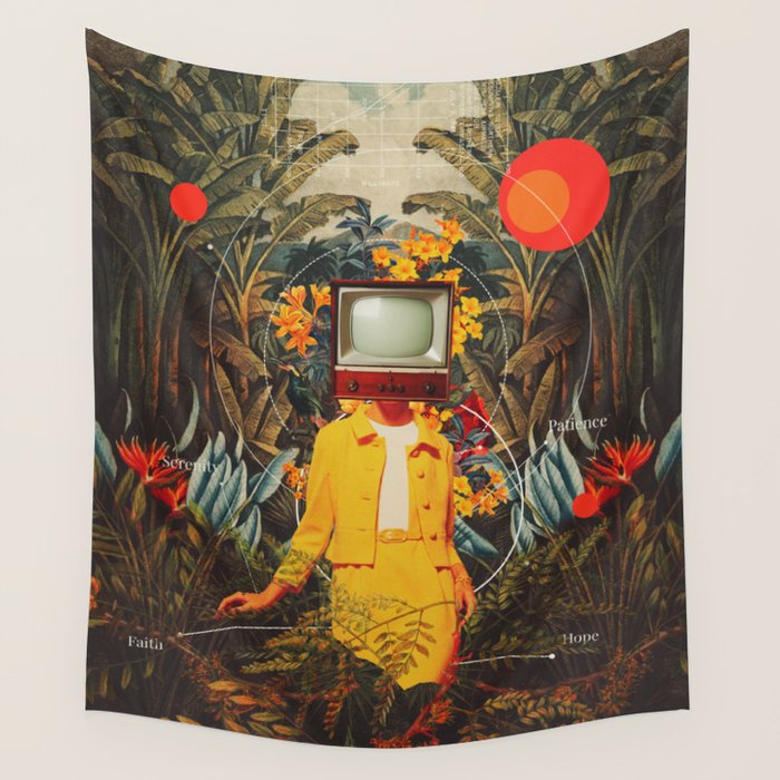 She Came from the Wilderness Wall Tapestry Gallery Image 1