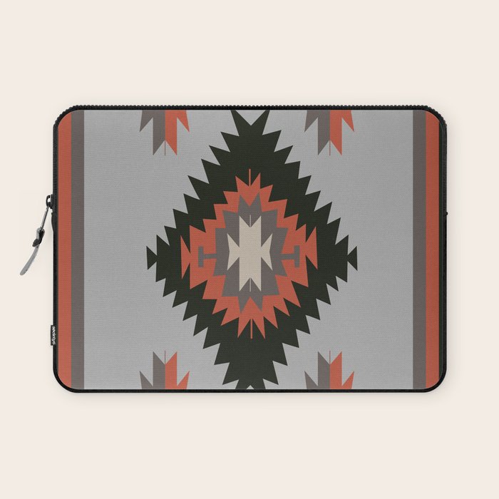 New Mexico Southwest Santa Fe Tribal Indian Pattern Laptop Sleeve Gallery Image 1