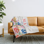 Matisse Paper Collage I Throw Blanket Gallery Image 1