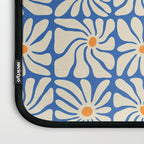 Vintage daisy flower art pattern Laptop Sleeve Gallery Image 3
