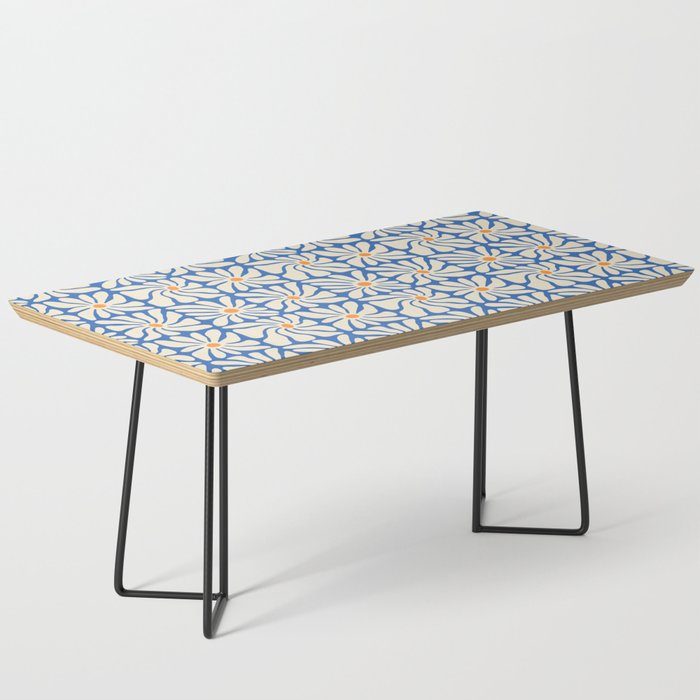 Vintage daisy flower art pattern Coffee Table Gallery Image 1