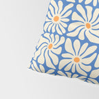 Vintage daisy flower art pattern Pillow Sham Gallery Image 4