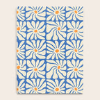 Vintage daisy flower art pattern Notebook Gallery Image 4