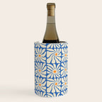 Vintage daisy flower art pattern Wine Chiller Gallery Image 3