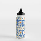 Vintage daisy flower art pattern Water Bottle Gallery Image 3