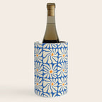 Vintage daisy flower art pattern Wine Chiller Gallery Image 2