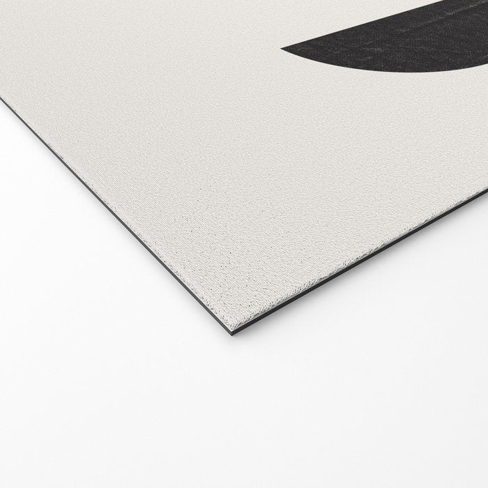 Black And White Bauhaus Abstract Welcome Mat Gallery Image 2