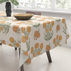 Marigold Block Print Tablecloth Gallery Image 3