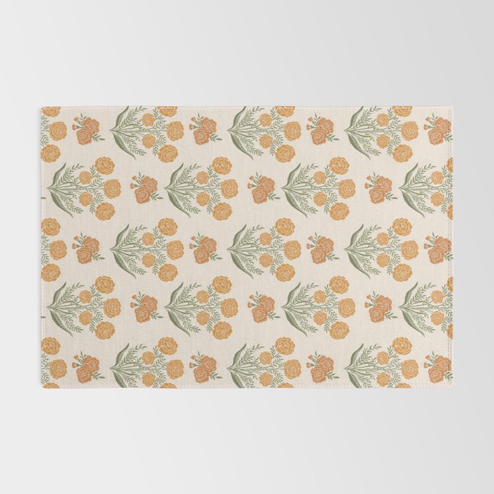 Marigold Block Print Rug Gallery Image 2