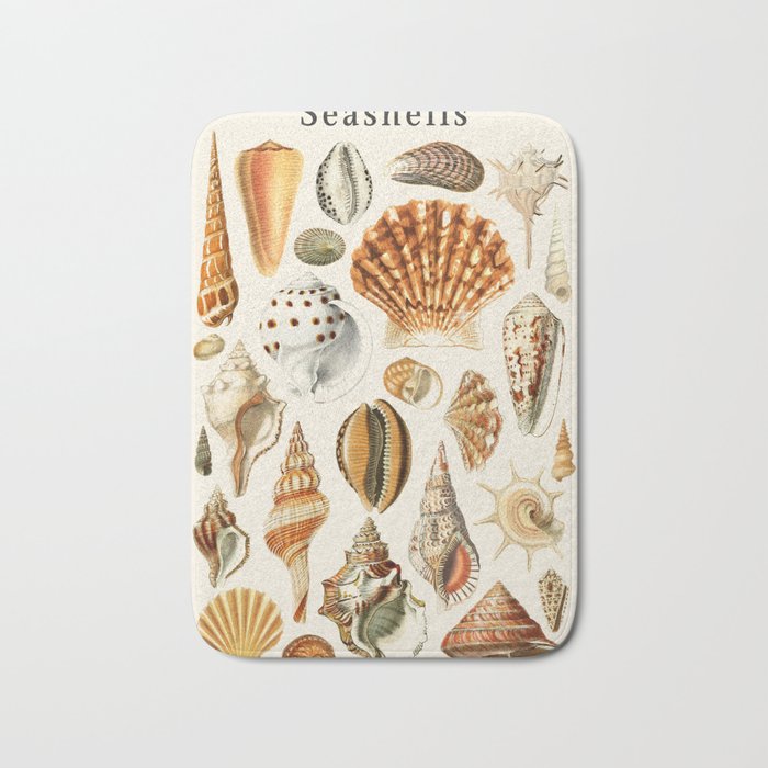 Seashells Collection Bath Mat Gallery Image 1