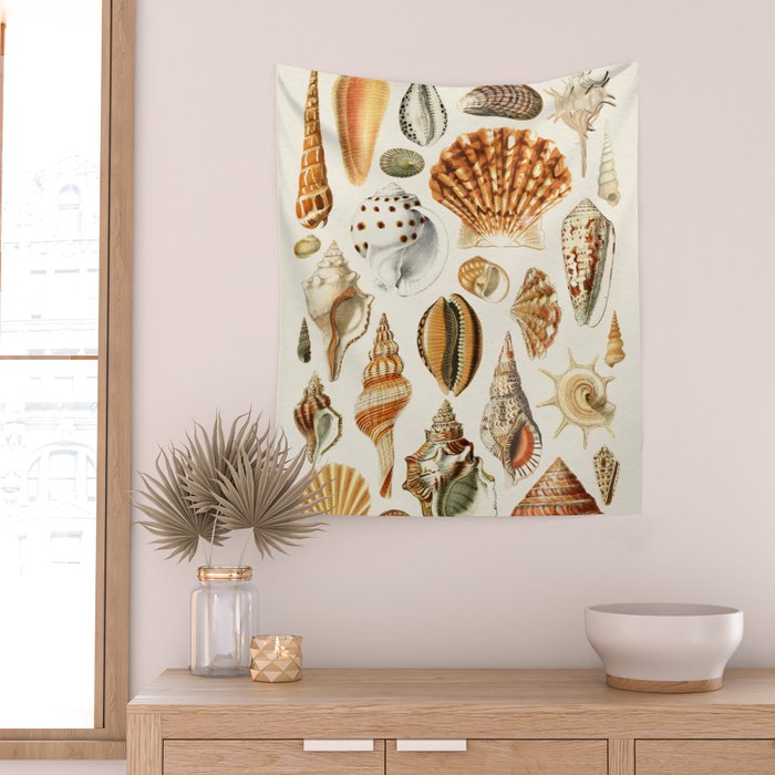 Seashells Collection Wall Tapestry Gallery Image 2