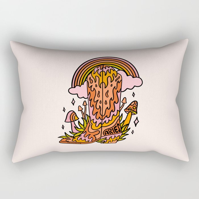 Aries Cowboy Boots Rectangular Pillow Gallery Image 2