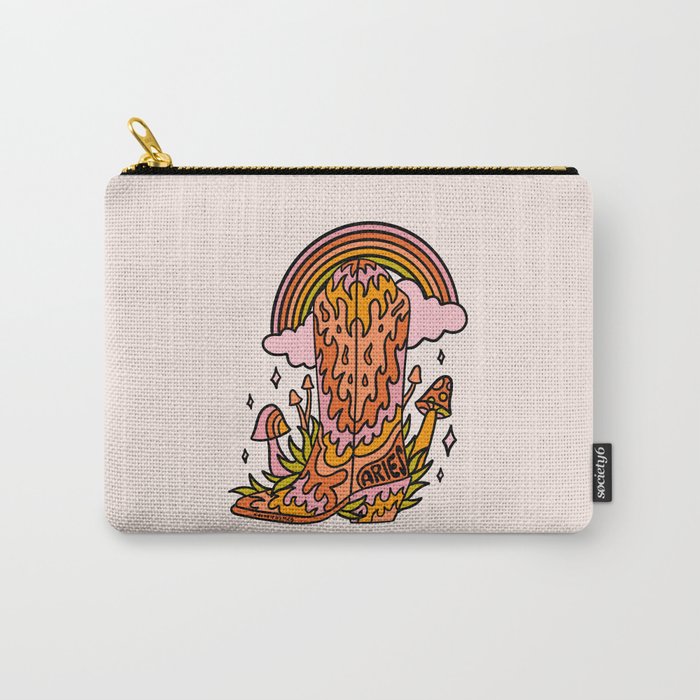 Aries Cowboy Boots Carry All Pouch Gallery Image 1