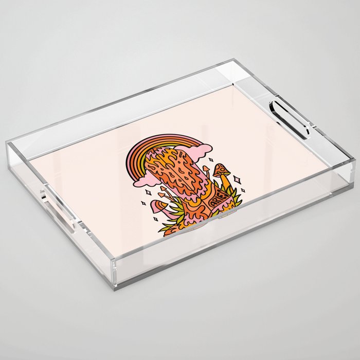 Aries Cowboy Boots Acrylic Tray Gallery Image 1