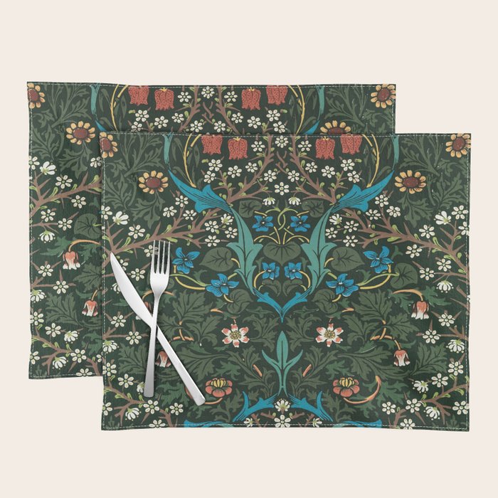 Blackthorn by William Morris, 1892 Placemat Gallery Image 1