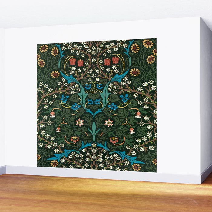 Blackthorn by William Morris, 1892 Wall Mural Gallery Image 2
