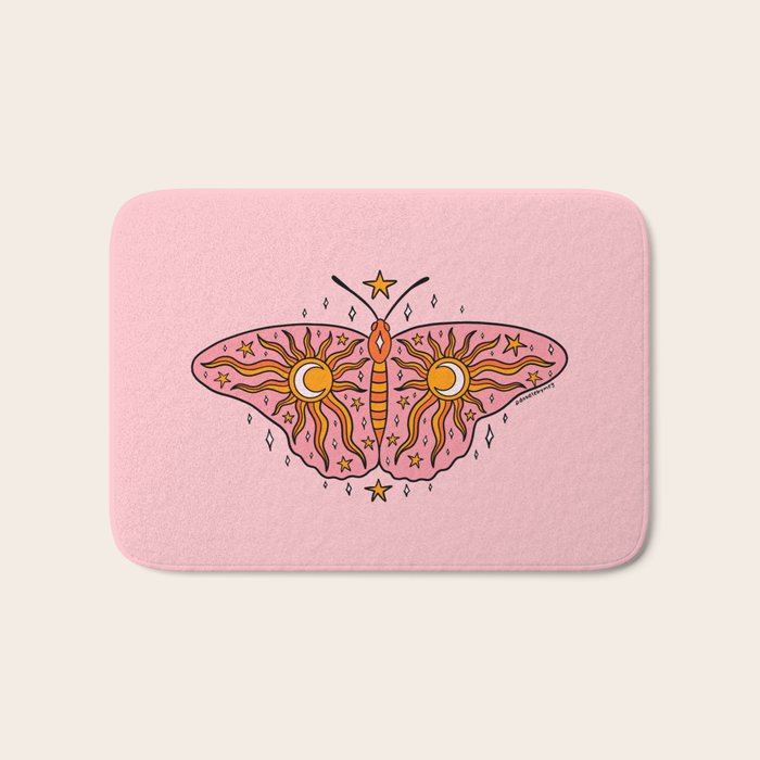 Spooky Butterfly Bath Mat Gallery Image 1