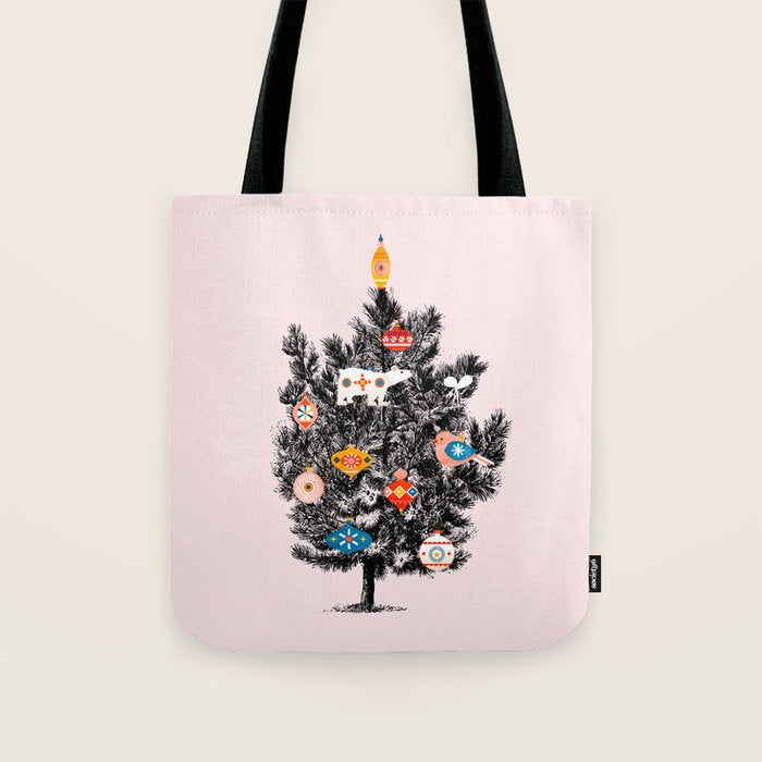 Retro Christmas tree no3 Tote Bag Gallery Image 1