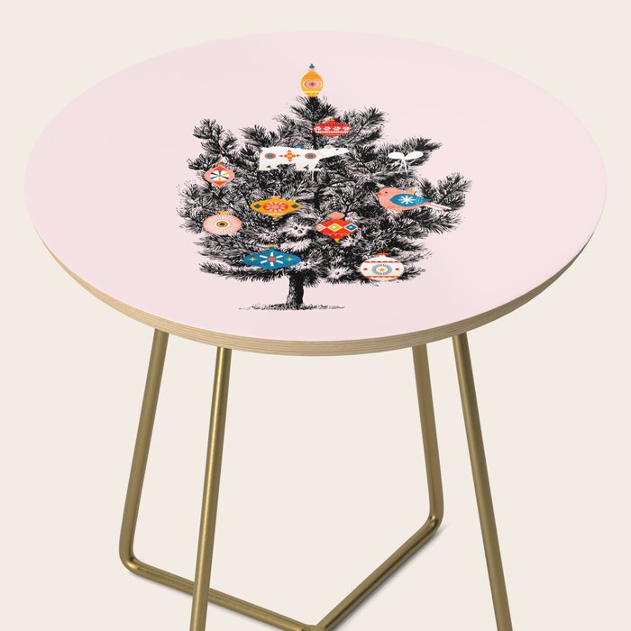 Retro Christmas tree no3 Side Table Gallery Image 2