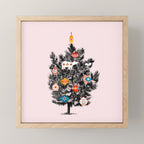 Retro Christmas tree no3 Mini Art Print Gallery Image 1